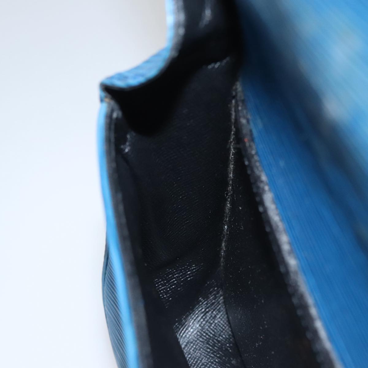 LOUIS VUITTON Epi Saint Cloud PM Shoulder Bag Blue M52195 LV Auth 109960