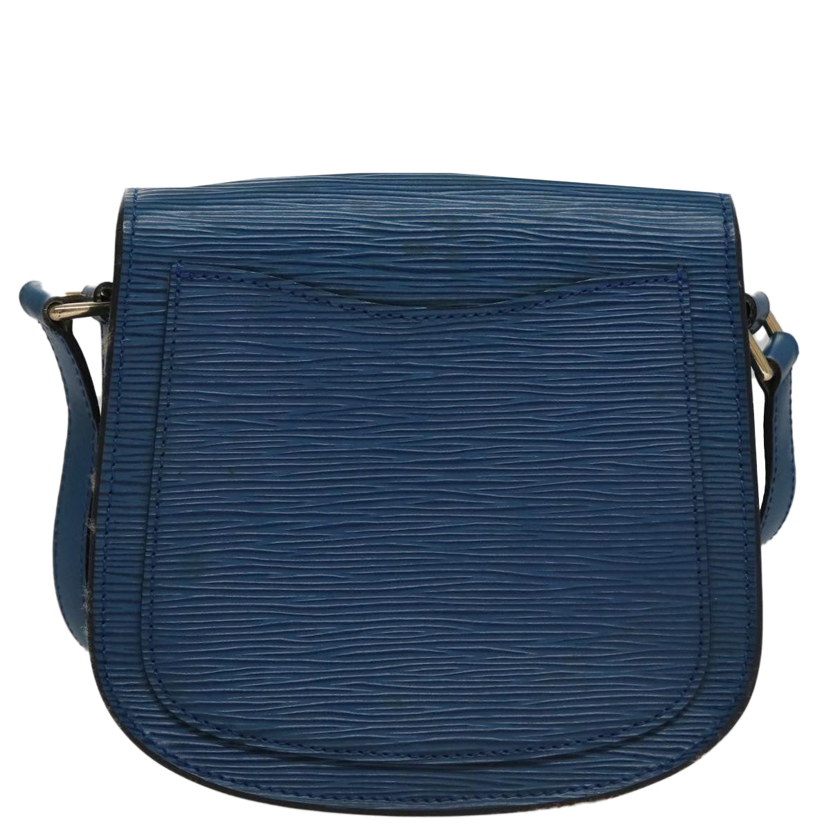 LOUIS VUITTON Epi Saint Cloud PM Shoulder Bag Blue M52195 LV Auth 109960