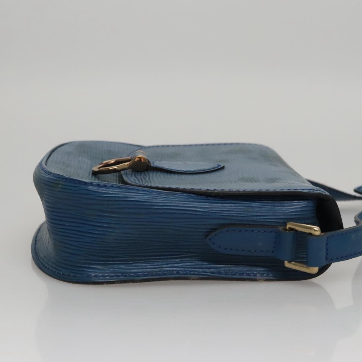 LOUIS VUITTON Epi Saint Cloud PM Shoulder Bag Blue M52195 LV Auth 109960