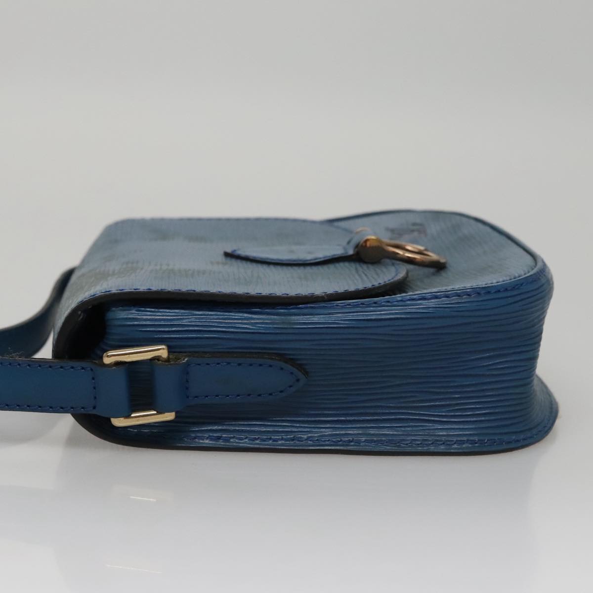 LOUIS VUITTON Epi Saint Cloud PM Shoulder Bag Blue M52195 LV Auth 109960