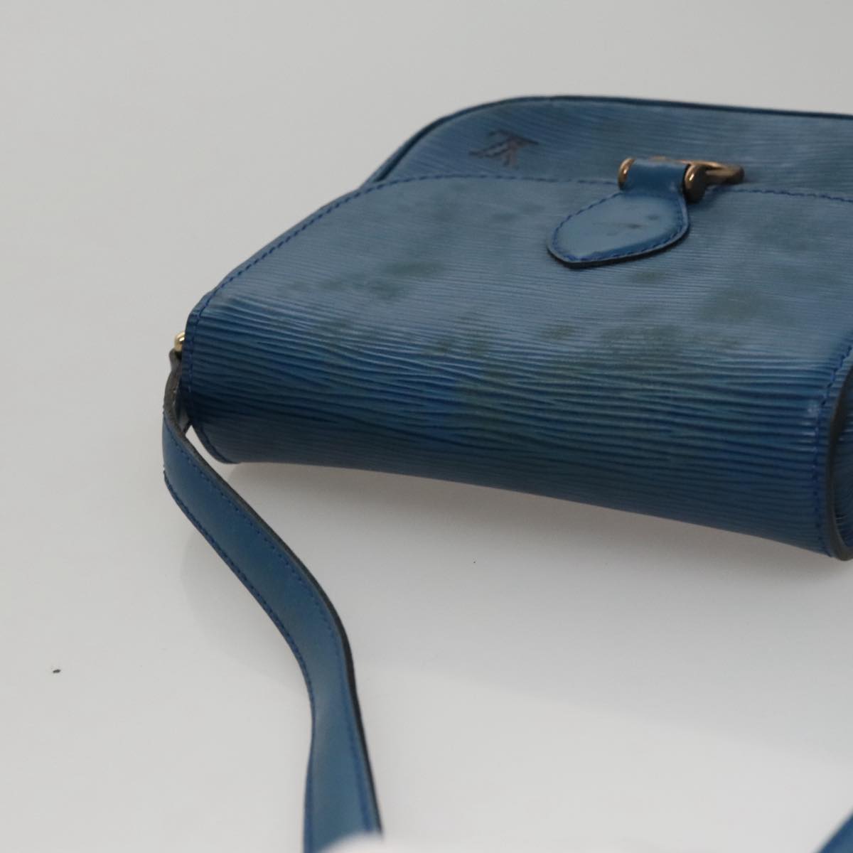 LOUIS VUITTON Epi Saint Cloud PM Shoulder Bag Blue M52195 LV Auth 109960