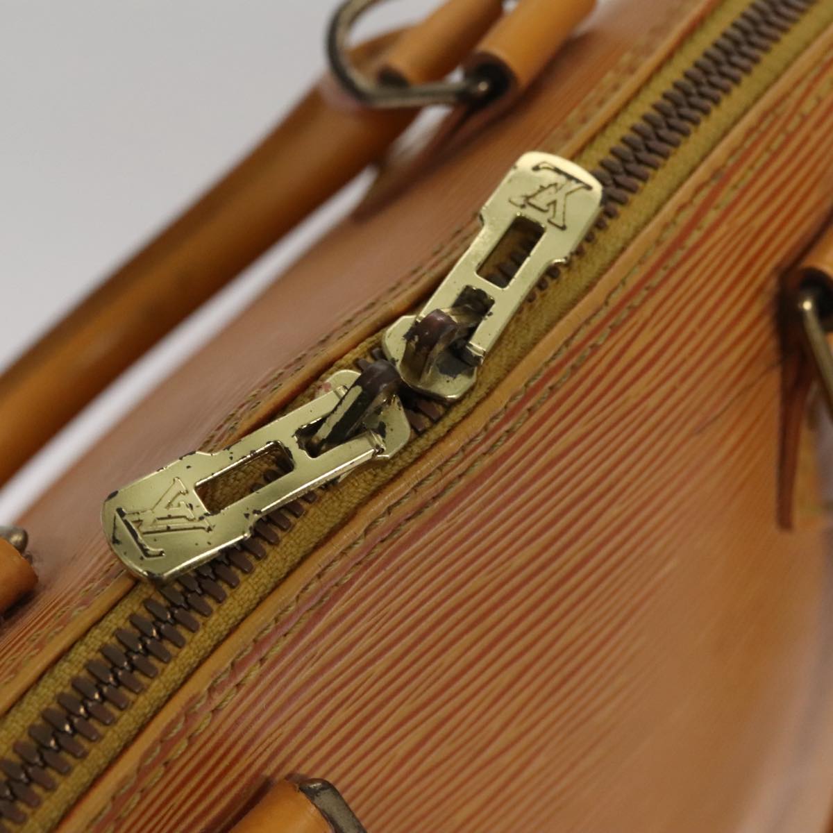 LOUIS VUITTON Epi Alma Hand Bag Yellow M52149 LV Auth 109963
