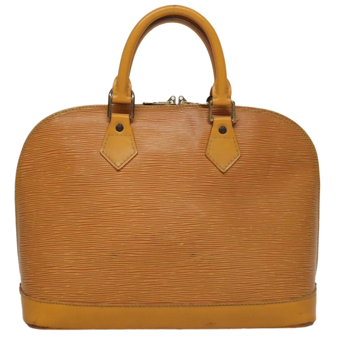 LOUIS VUITTON Epi Alma Hand Bag Yellow M52149 LV Auth 109963