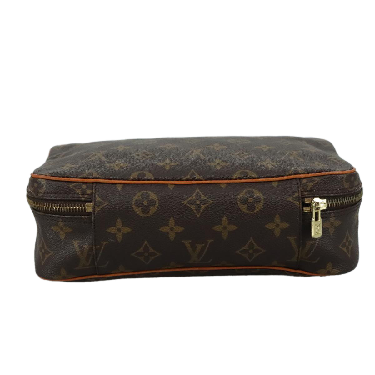 LOUIS VUITTON Monogram Trousse Boite Cosmetic Pouch M47640 LV Auth 110007