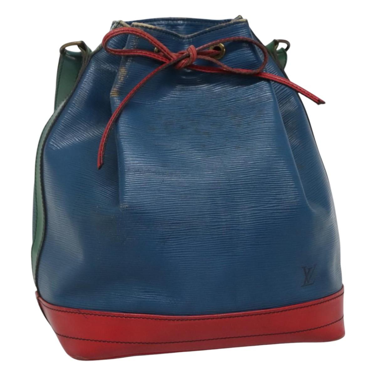 LOUIS VUITTON Epi Toriko Color Noe ShoulderBag Red Blue Green M44084 Auth 110066