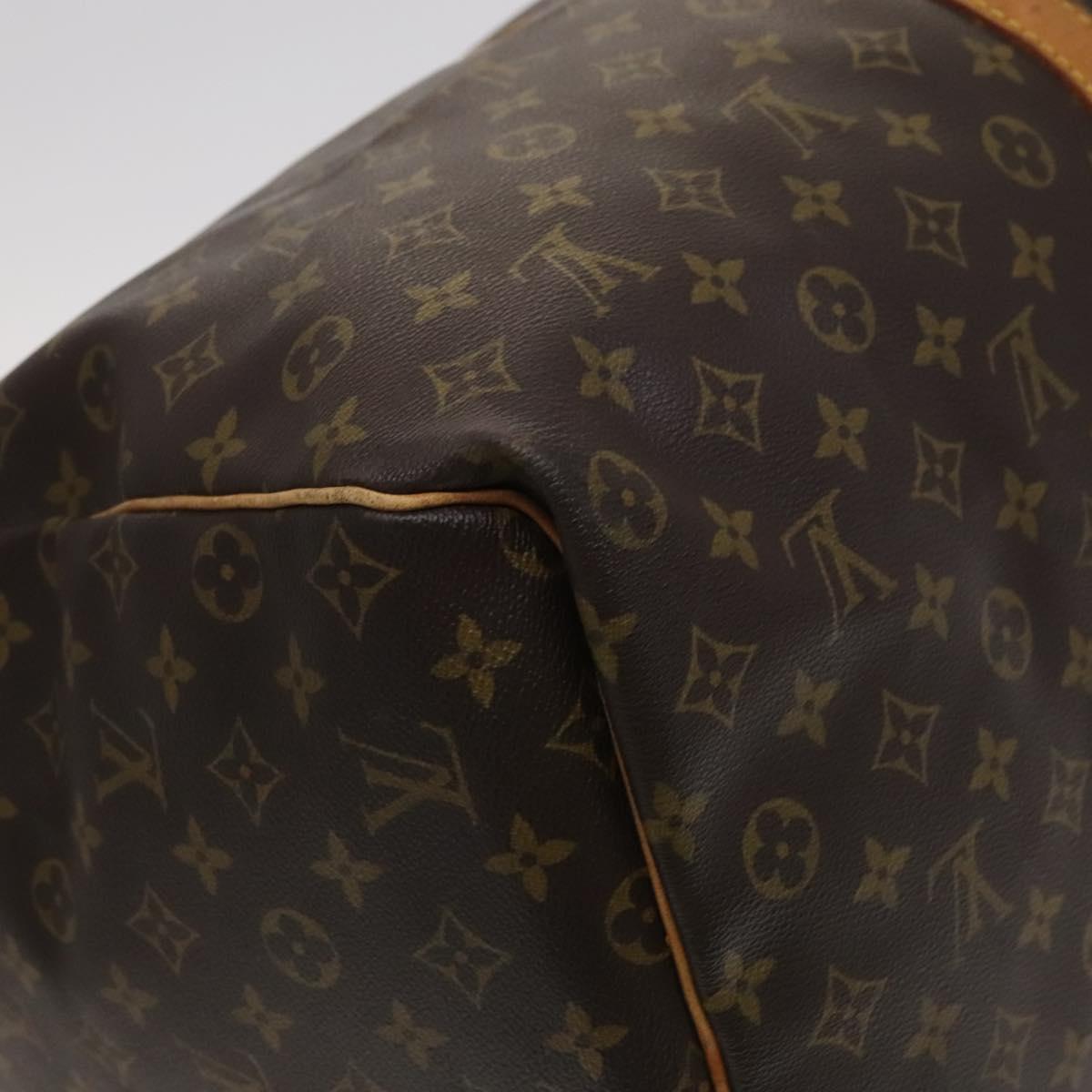 LOUIS VUITTON Monogram Keepall 60 Boston Bag M41422 LV Auth 110096