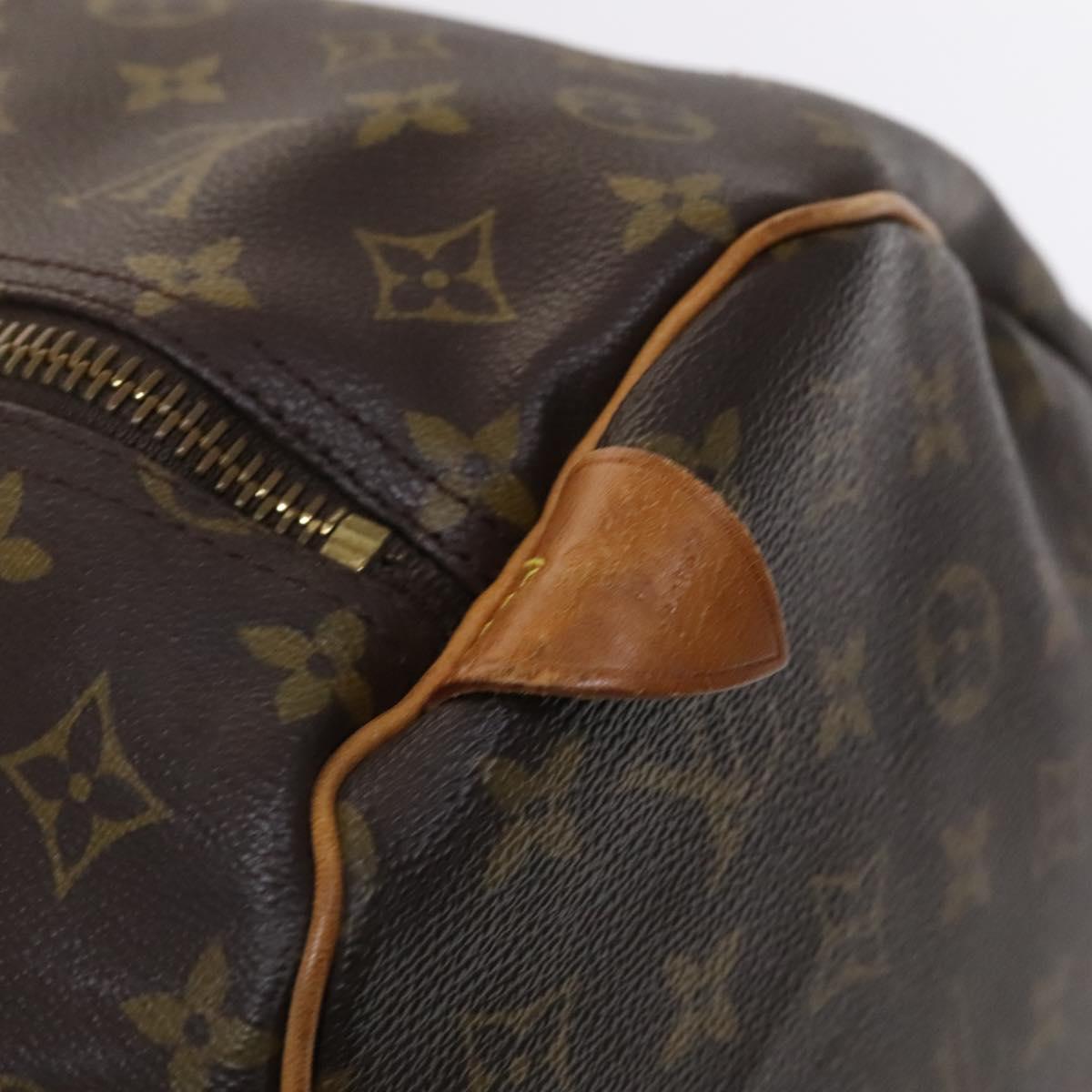 LOUIS VUITTON Monogram Keepall 60 Boston Bag M41422 LV Auth 110096