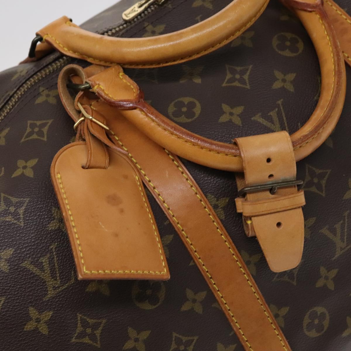 LOUIS VUITTON Monogram Keepall 60 Boston Bag M41422 LV Auth 110096