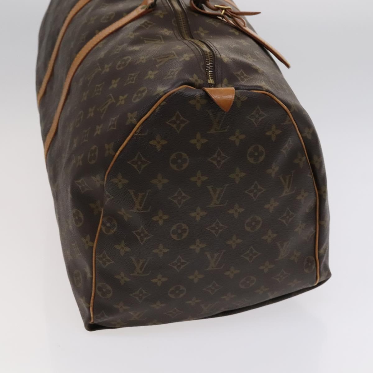 LOUIS VUITTON Monogram Keepall 60 Boston Bag M41422 LV Auth 110096