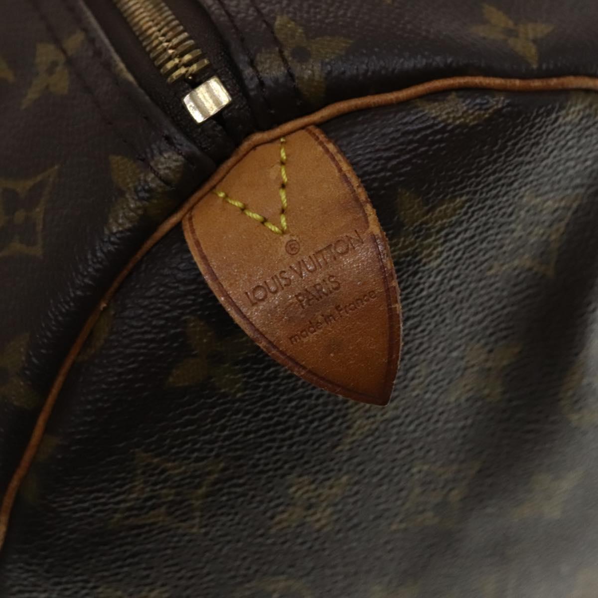 LOUIS VUITTON Monogram Keepall 60 Boston Bag M41422 LV Auth 110100