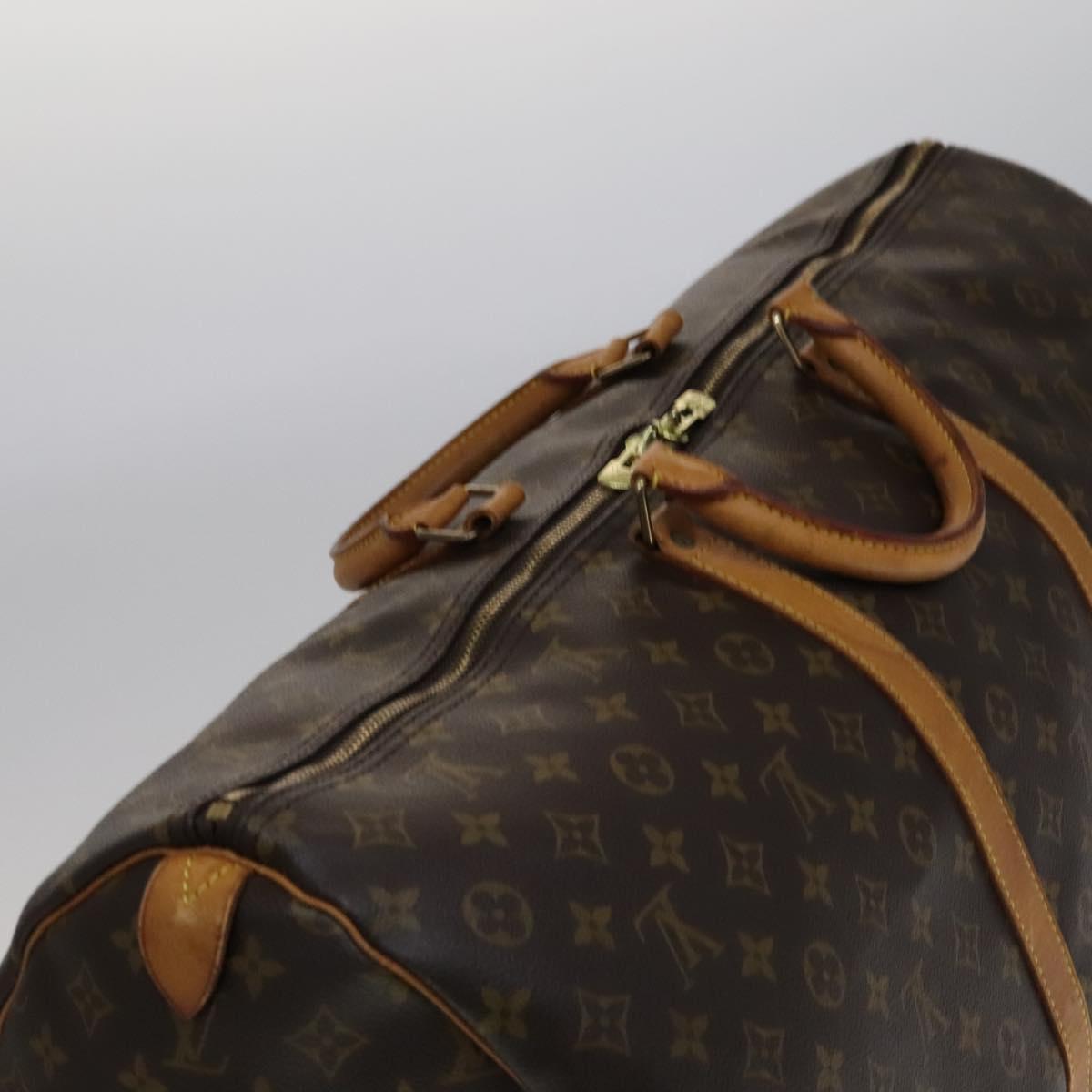 LOUIS VUITTON Monogram Keepall 60 Boston Bag M41422 LV Auth 110100