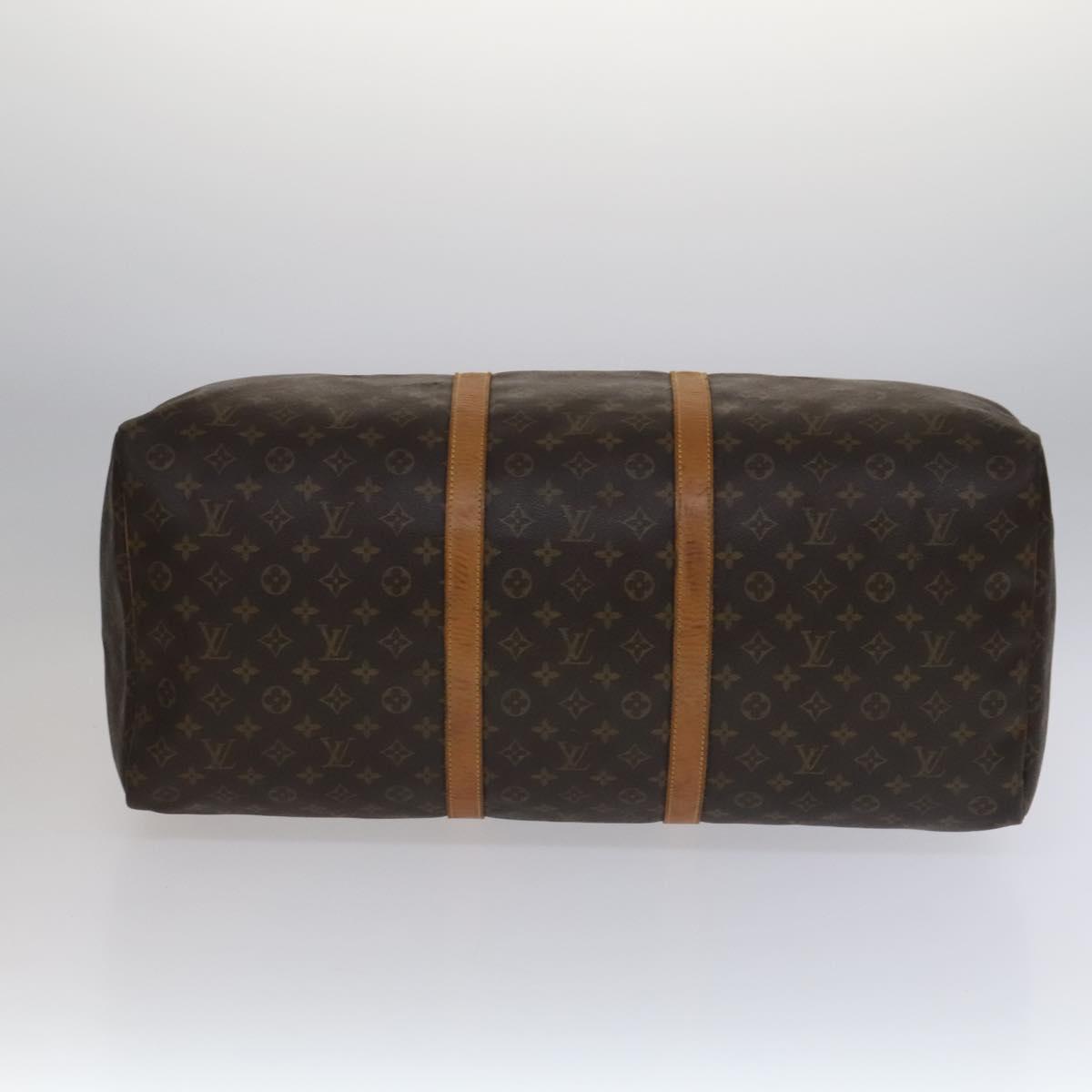 LOUIS VUITTON Monogram Keepall 60 Boston Bag M41422 LV Auth 110100