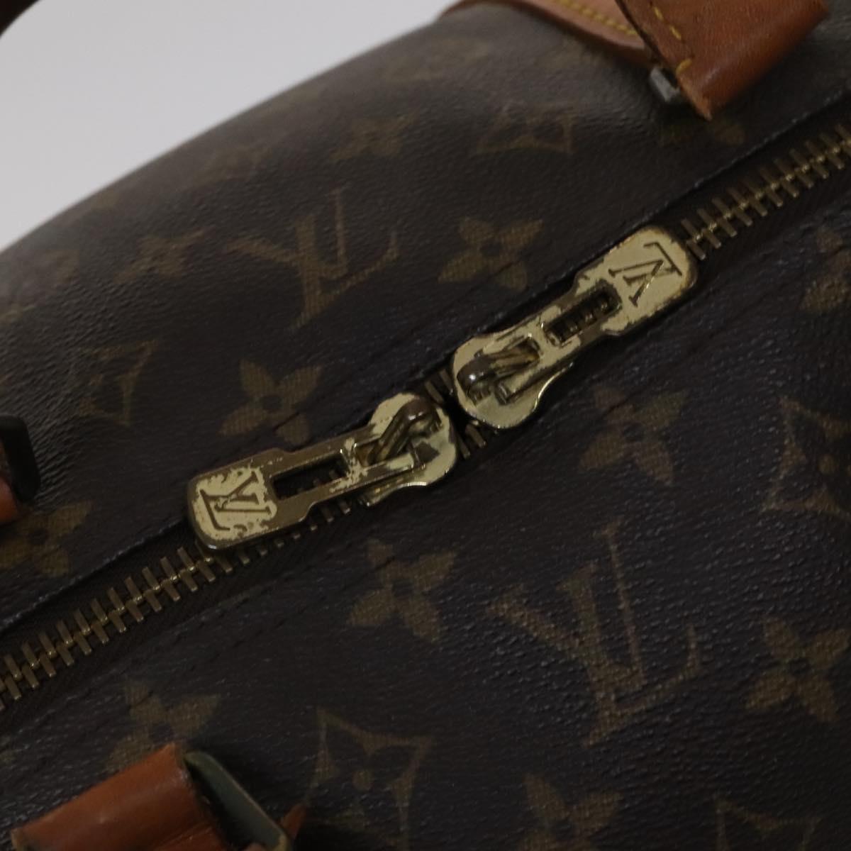 LOUIS VUITTON Monogram Keepall 60 Boston Bag M41422 LV Auth 110101