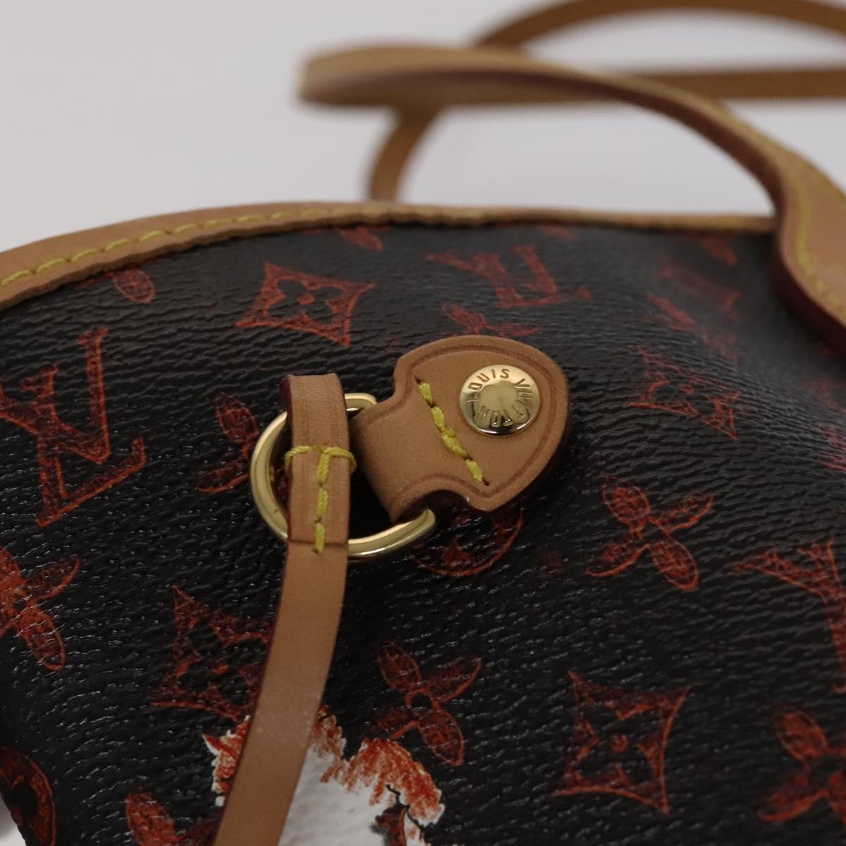 LOUIS VUITTON Catgram Neverfull MM Tote Bag M44441 LV Auth 110104A