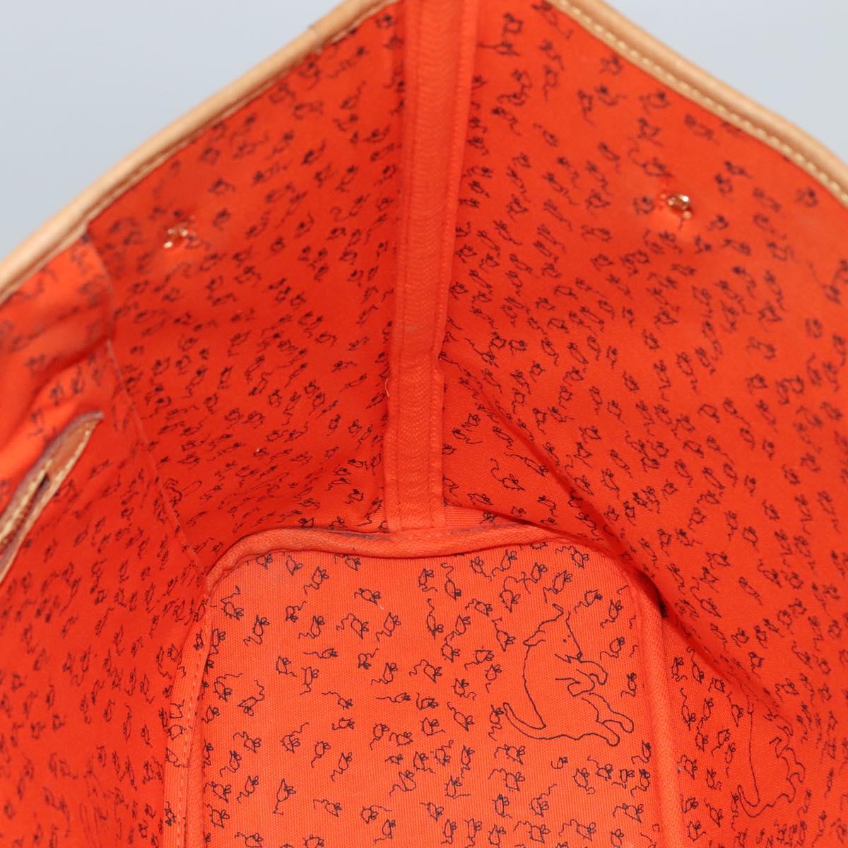 LOUIS VUITTON Catgram Neverfull MM Tote Bag M44441 LV Auth 110104A