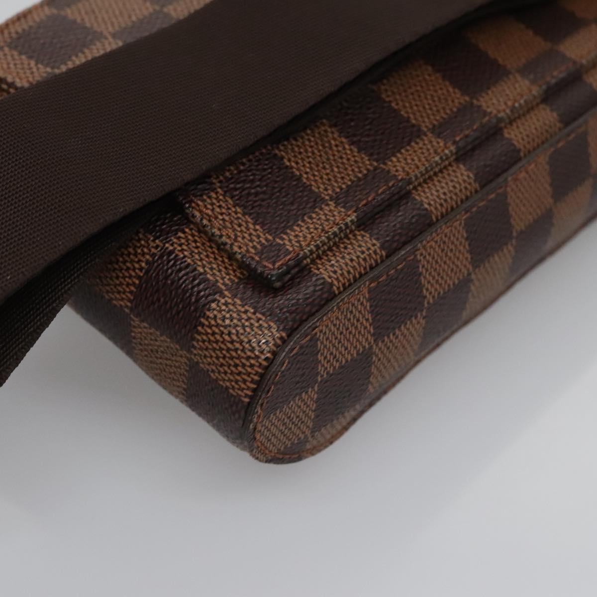LOUIS VUITTON Damier Ebene Geronimos Shoulder Bag N51994 LV Auth 110110