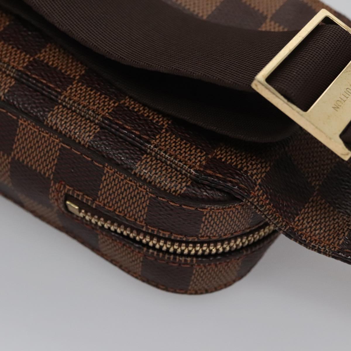LOUIS VUITTON Damier Ebene Geronimos Shoulder Bag N51994 LV Auth 110110