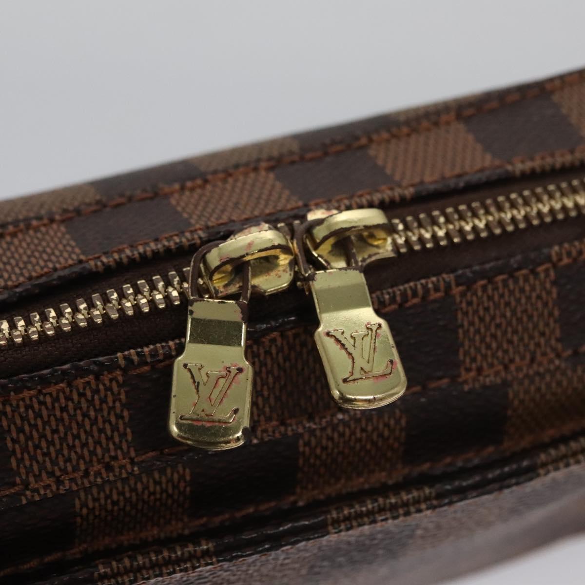 LOUIS VUITTON Damier Ebene Geronimos Shoulder Bag N51994 LV Auth 110110