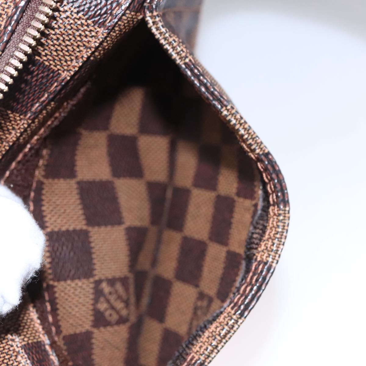LOUIS VUITTON Damier Ebene Geronimos Shoulder Bag N51994 LV Auth 110110