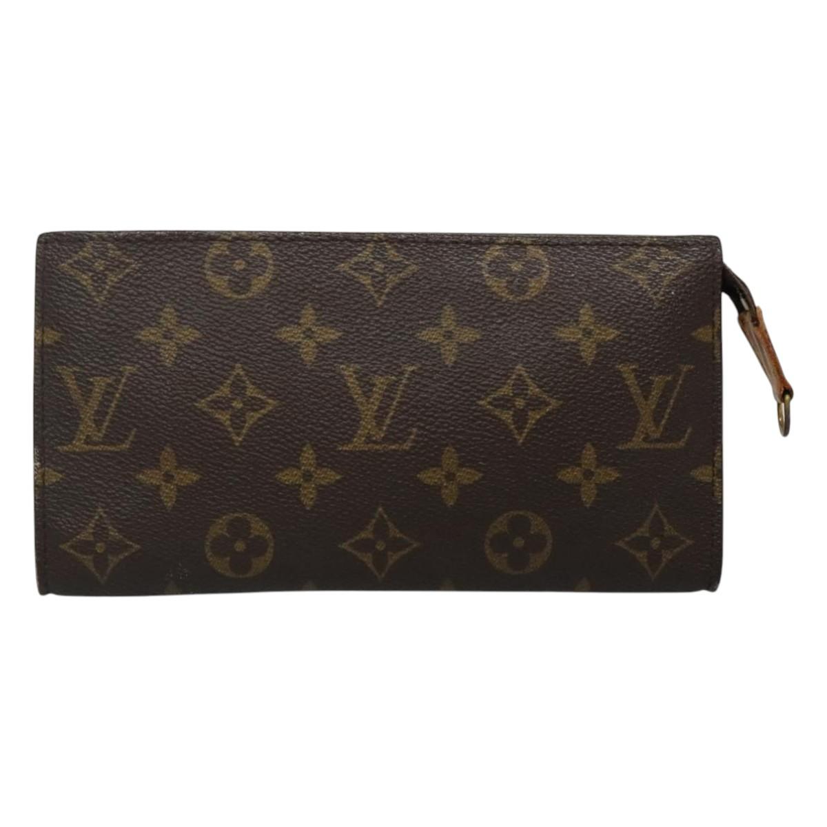 LOUIS VUITTON Monogram Bucket GM Accessory Pouch LV Auth 110130