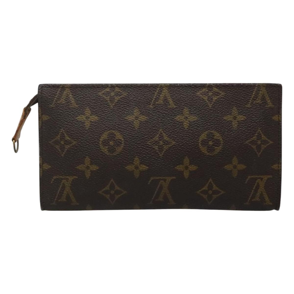 LOUIS VUITTON Monogram Bucket GM Accessory Pouch LV Auth 110130