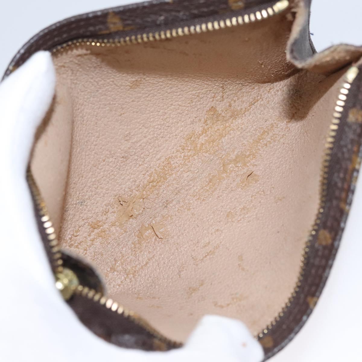 LOUIS VUITTON Monogram Bucket PM Accessory Pouch LV Auth 110131