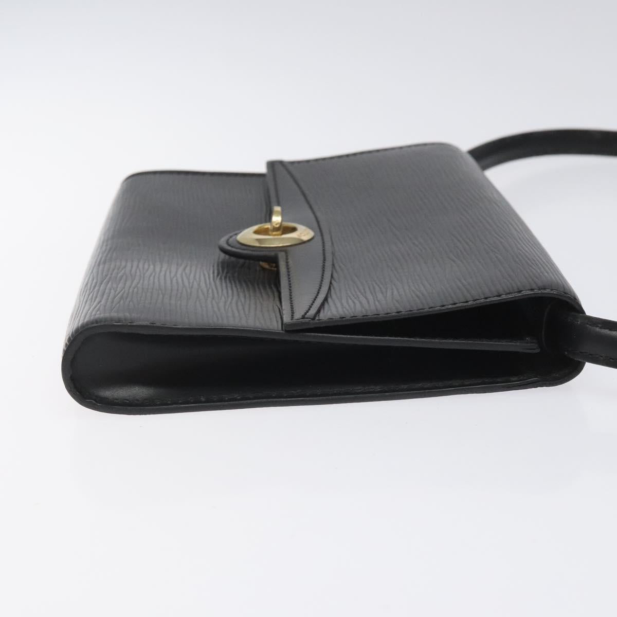 LOUIS VUITTON Epi Pochette Arche Shoulder Bag Black Noir M52572 LV Auth 110161