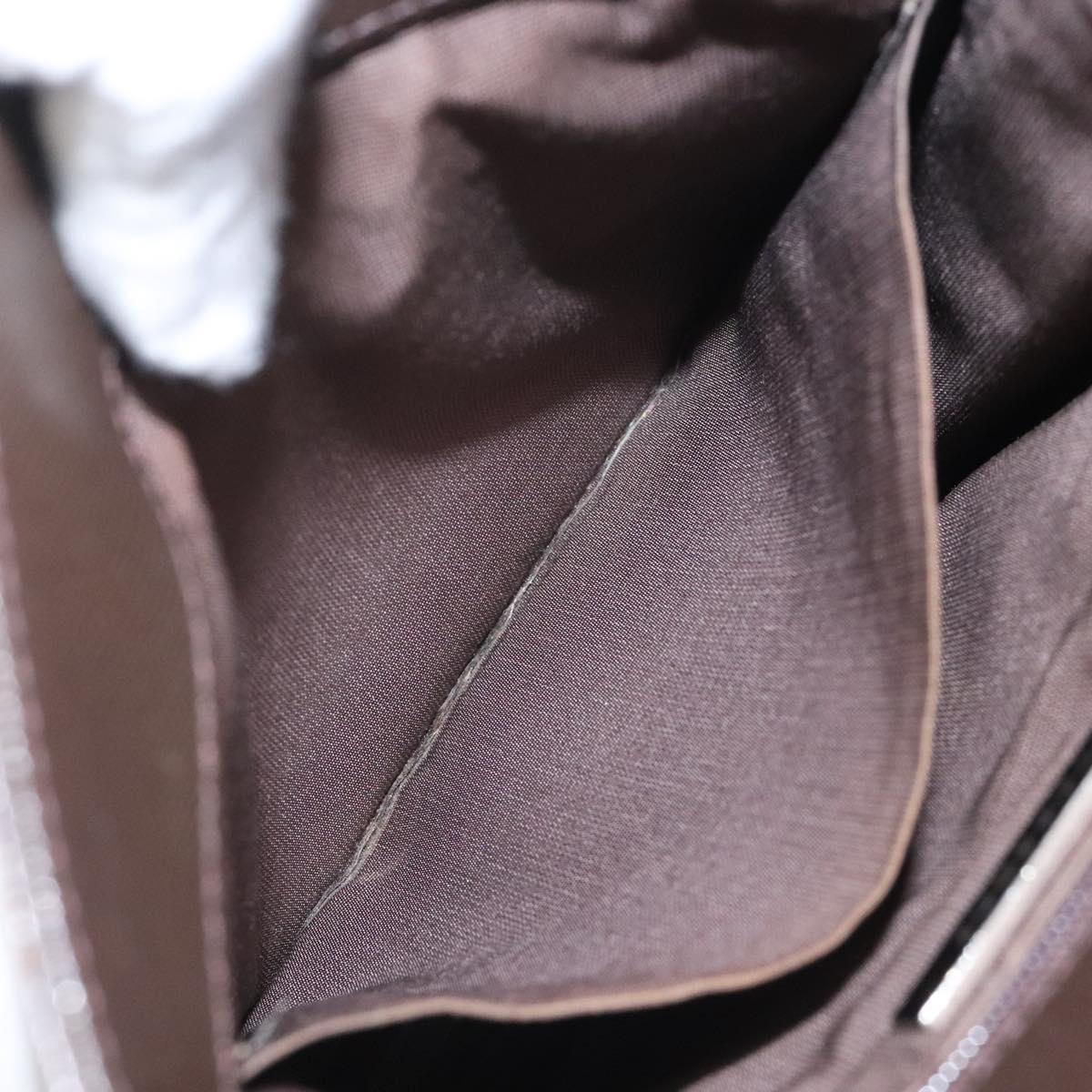 BURBERRY Nova Check Shoulder Bag Canvas Beige Auth 110242