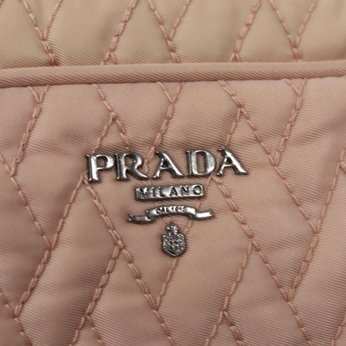 PRADA Hand Bag Nylon 2way Pink Auth 110297
