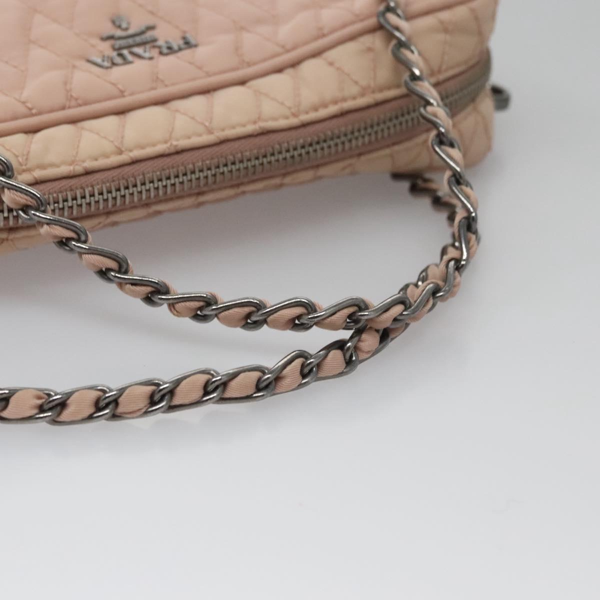 PRADA Hand Bag Nylon 2way Pink Auth 110297