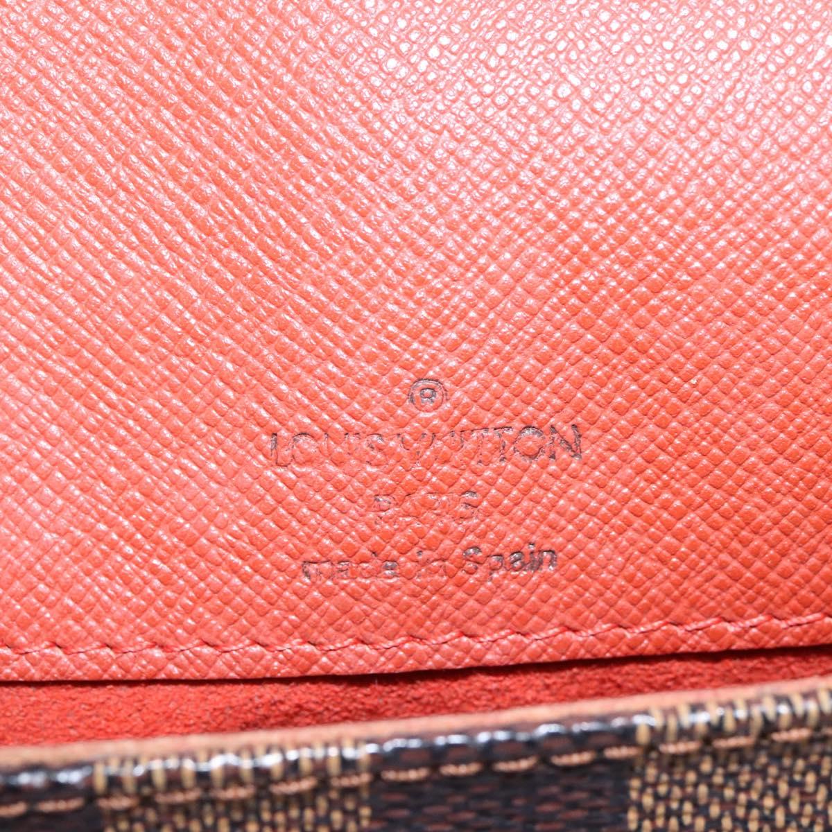 LOUIS VUITTON Damier Ebene Musette Salsa Long Shoulder Bag N51300 Auth 110316