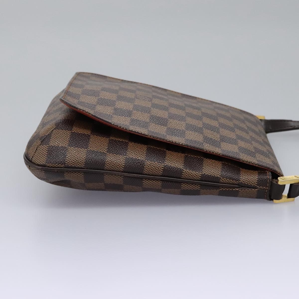LOUIS VUITTON Damier Ebene Musette Salsa Long Shoulder Bag N51300 Auth 110316