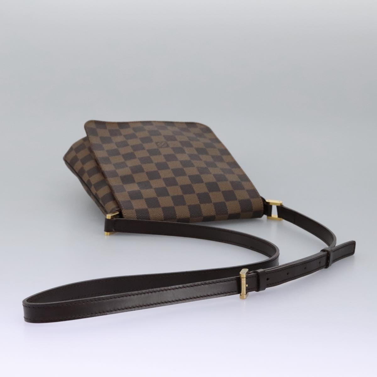 LOUIS VUITTON Damier Ebene Musette Salsa Long Shoulder Bag N51300 Auth 110316