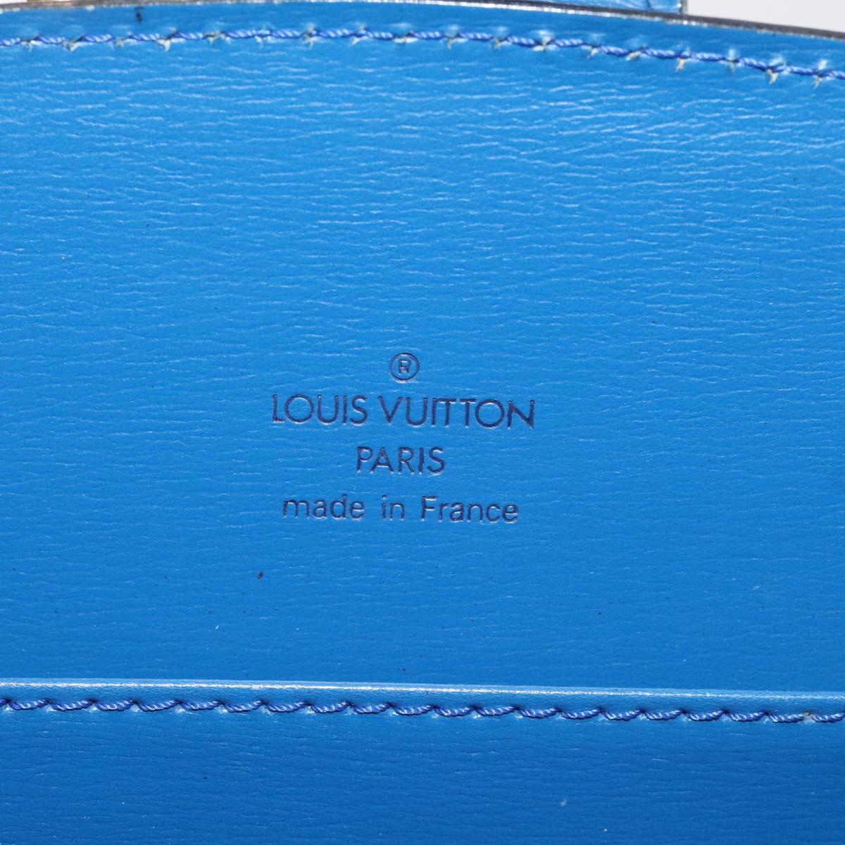 LOUIS VUITTON Epi Capuchin Shoulder Bag Blue M52345 LV Auth 110329