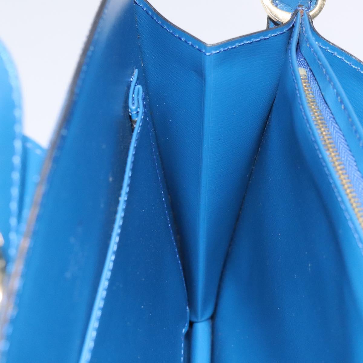 LOUIS VUITTON Epi Capuchin Shoulder Bag Blue M52345 LV Auth 110329A