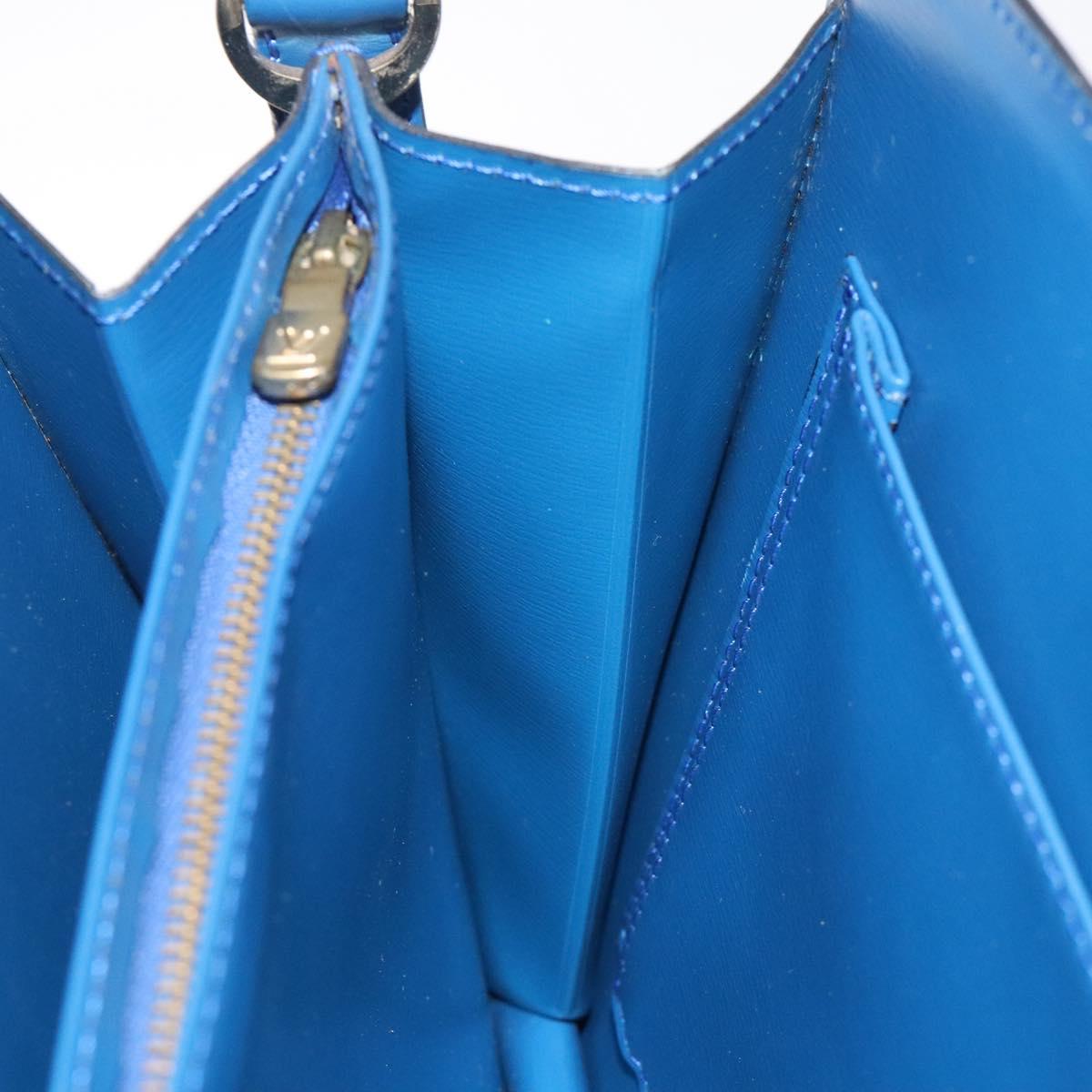 LOUIS VUITTON Epi Capuchin Shoulder Bag Blue M52345 LV Auth 110329A