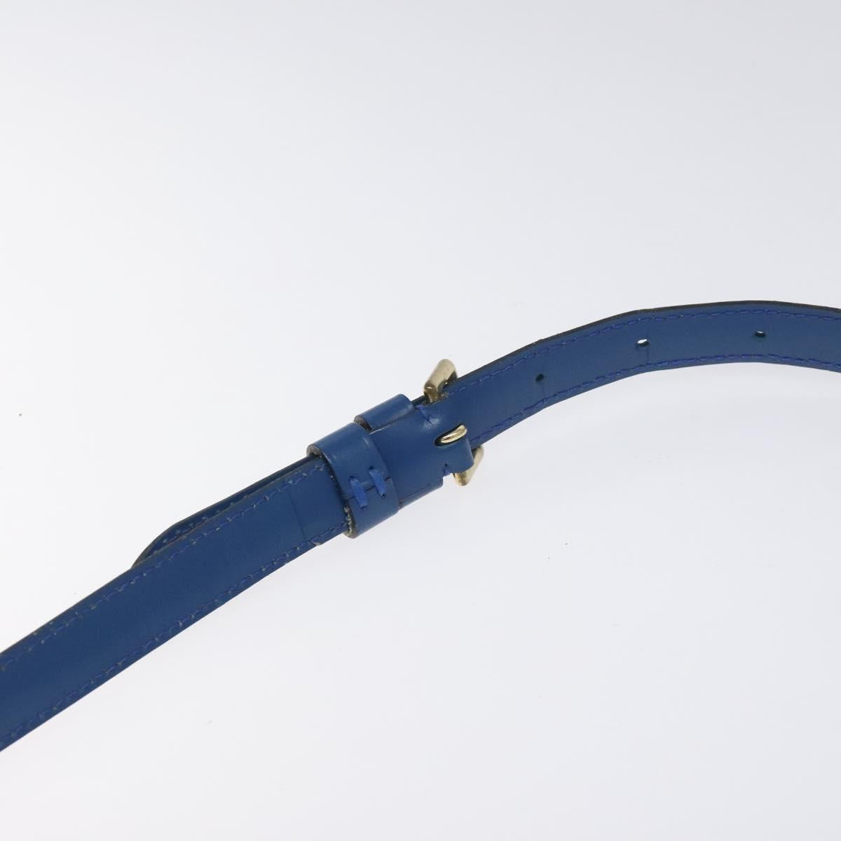 LOUIS VUITTON Epi Capuchin Shoulder Bag Blue M52345 LV Auth 110329A