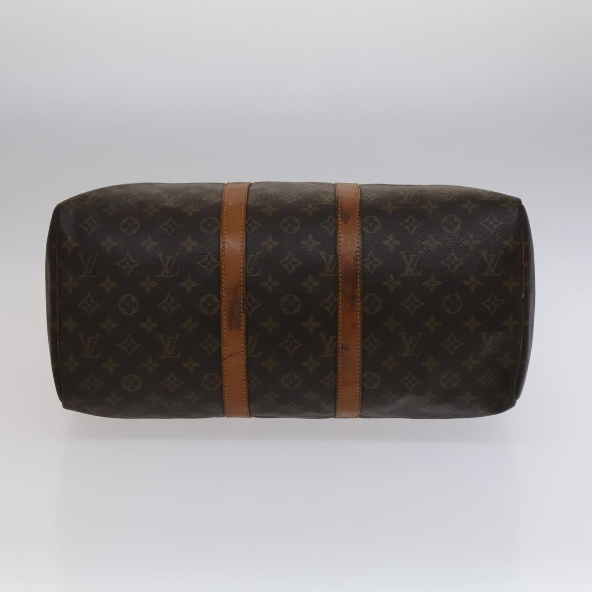 LOUIS VUITTON Monogram Keepall 45 Boston Bag M41428 LV Auth 110351