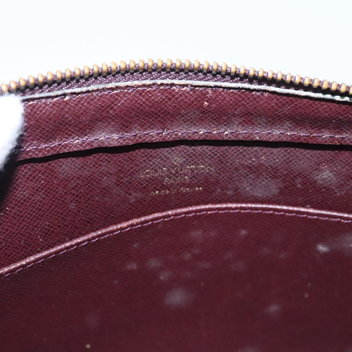 LOUIS VUITTON Taiga Baikal Clutch Bag Acajou M30186 LV Auth 110354