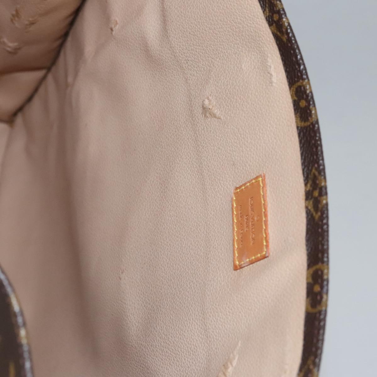 LOUIS VUITTON Monogram Sac Plat Hand Bag M51140 LV Auth 110356