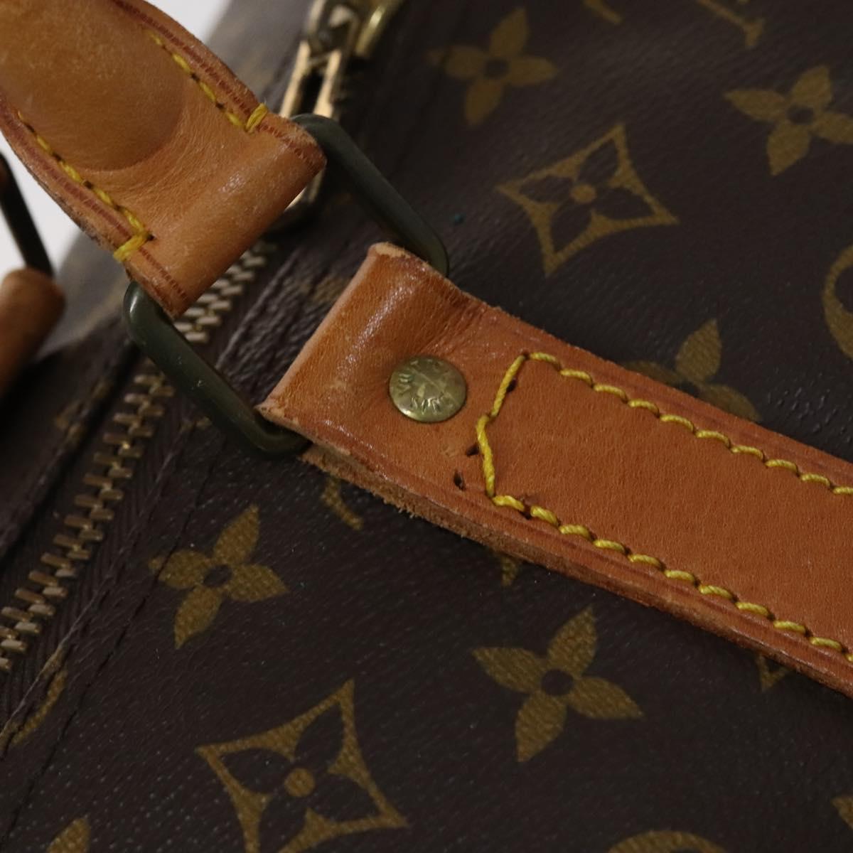LOUIS VUITTON Monogram Keepall 60 Boston Bag M41422 LV Auth 110381
