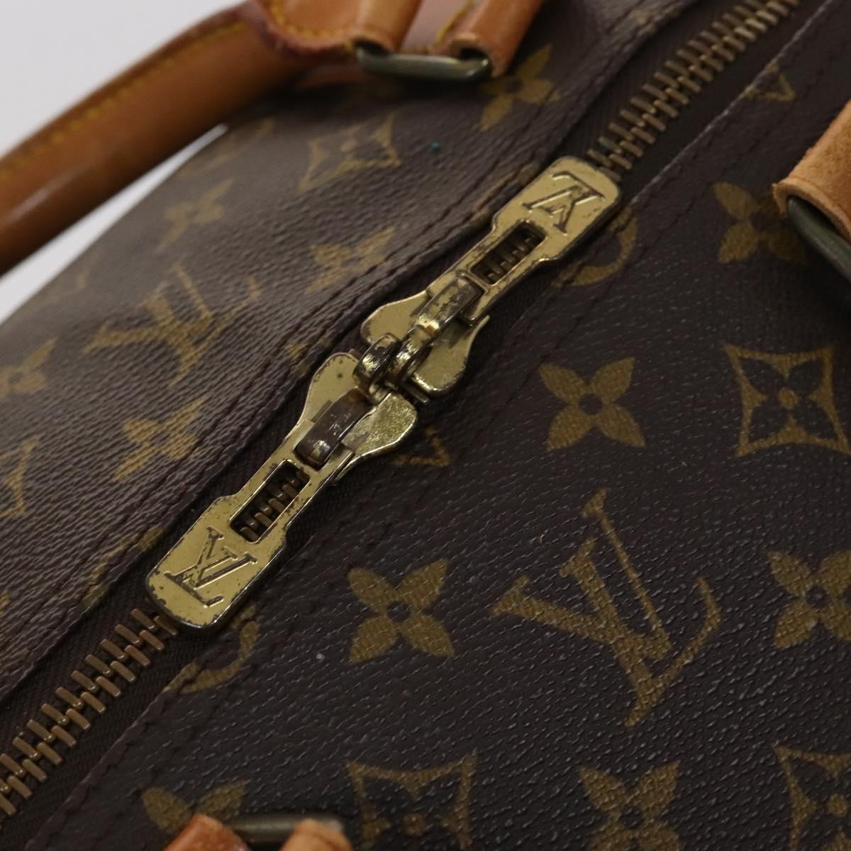 LOUIS VUITTON Monogram Keepall 60 Boston Bag M41422 LV Auth 110381