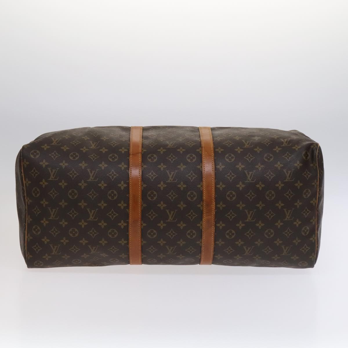 LOUIS VUITTON Monogram Keepall 60 Boston Bag M41422 LV Auth 110381