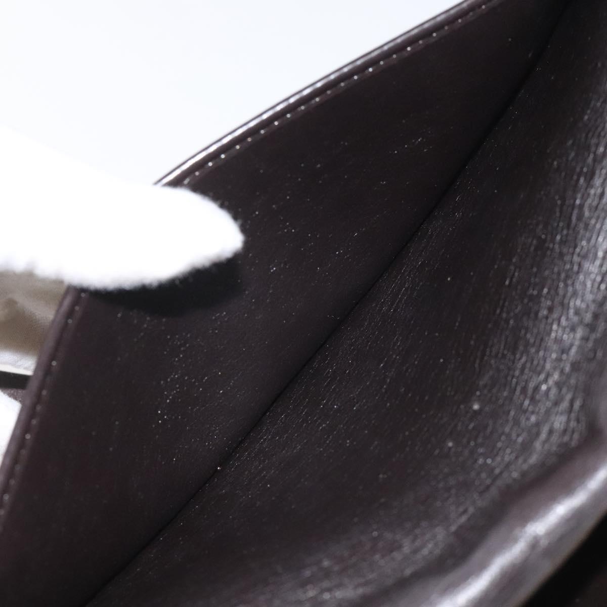 Christian Dior Trotter Canvas Shoulder Bag Brown Auth 110400