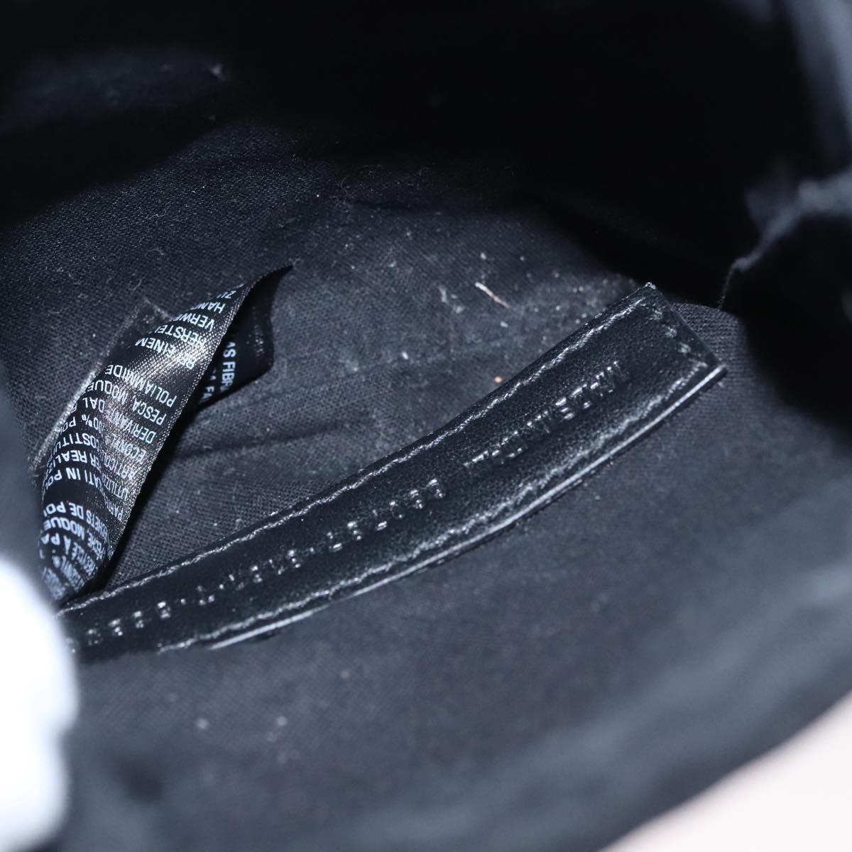 BALENCIAGA Neophone Holder Shoulder Bag Enamel Silver 660787 Auth 110436AV