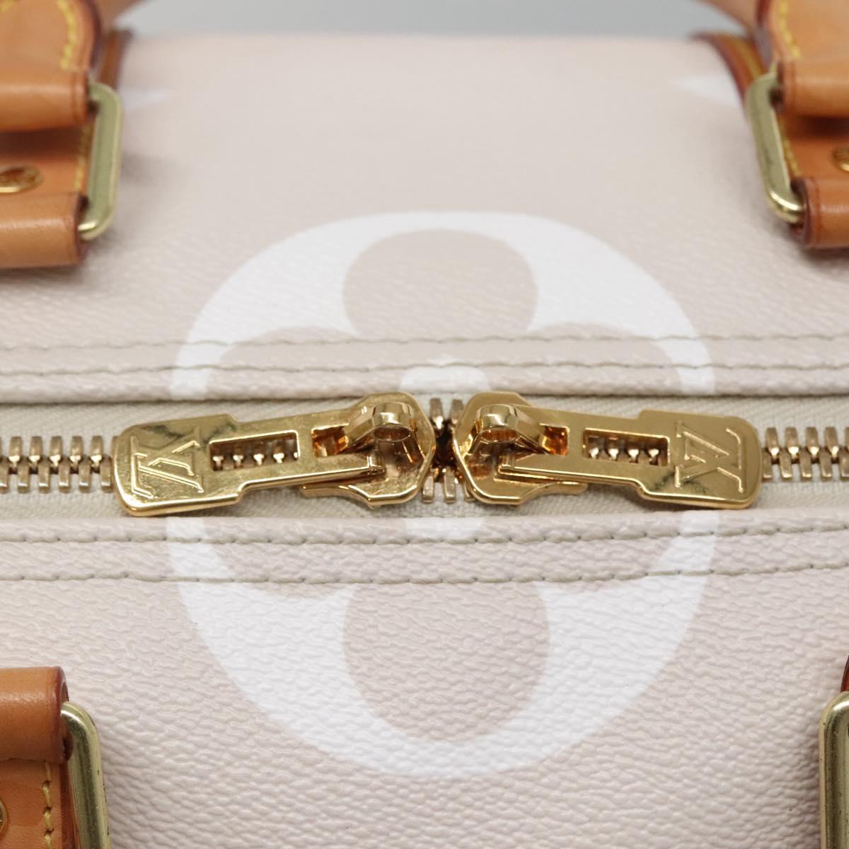 LOUIS VUITTON Monogram Giant Keepall Bandouliere 45 Bag Pink LV Auth 110446SA