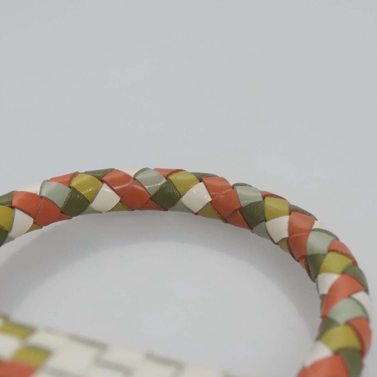 Salvatore Ferragamo Gancini Hand Bag Leather Multicolor Auth 110491AV