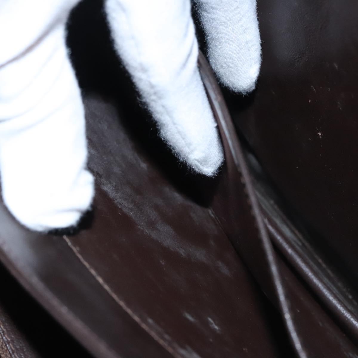 CELINE C Macadam Canvas Shoulder Bag Beige Brown Auth 110506