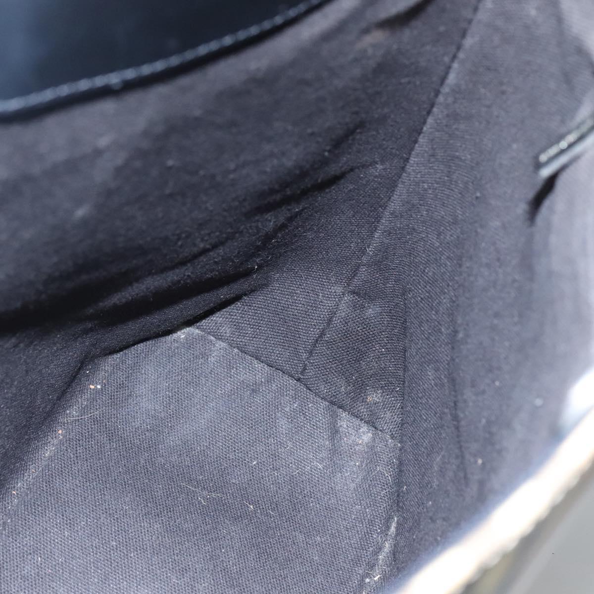 BURBERRY Nova Check Tote Bag PVC Leather Beige Black Auth 110513