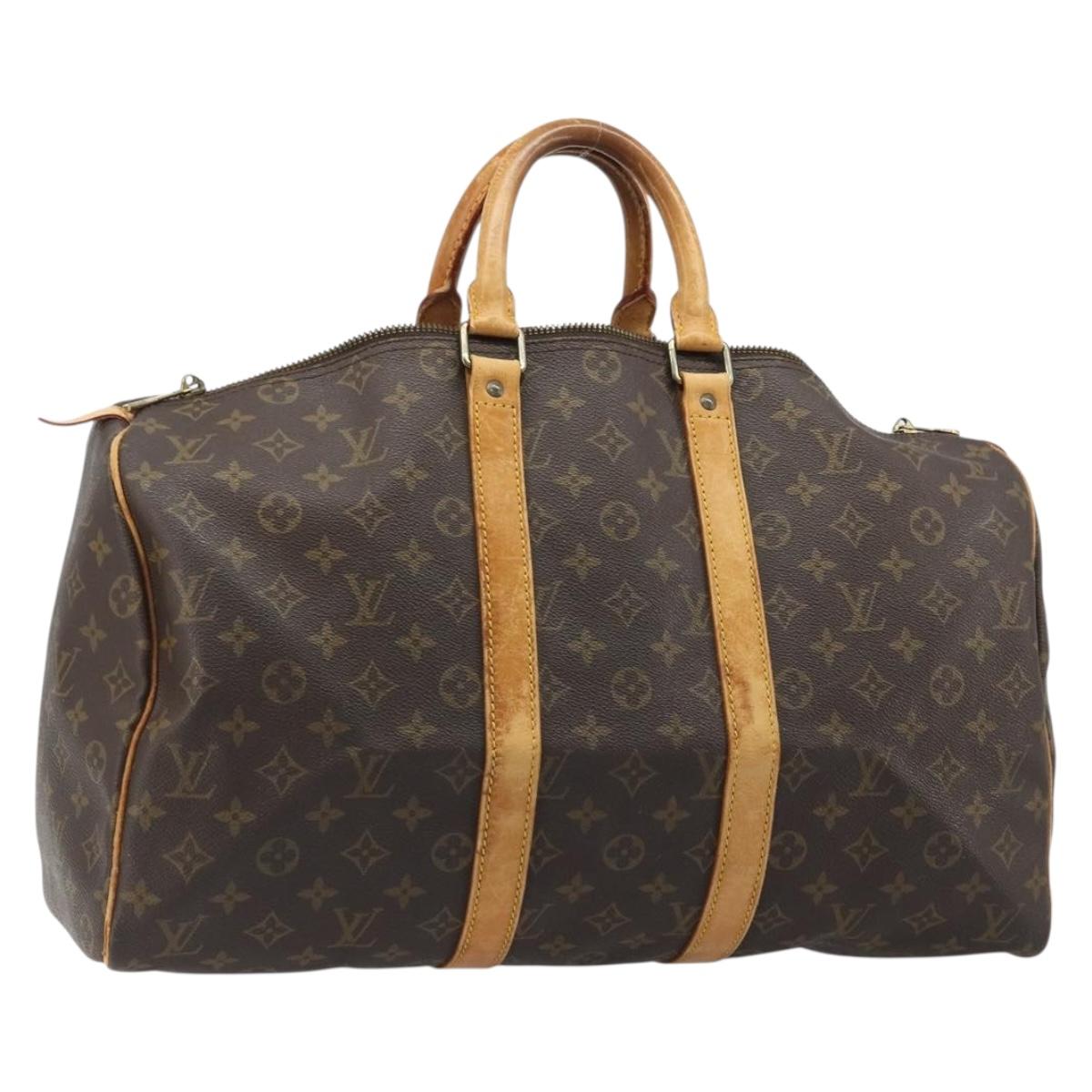 LOUIS VUITTON Monogram Keepall 45 Boston Bag M41428 LV Auth 110527